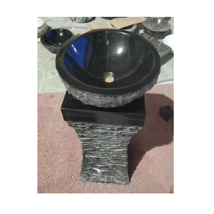 malaysia cheap round circular outdoor pedestal wash basin