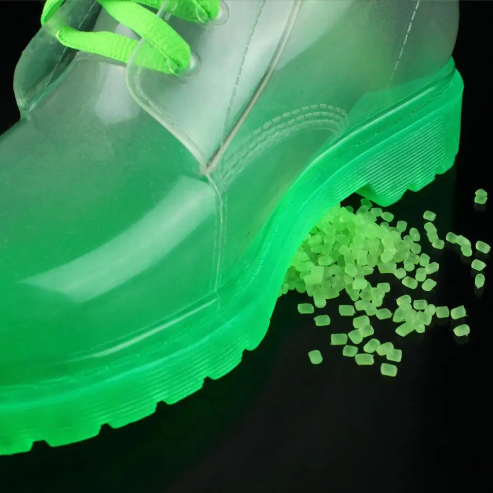 Soft Crystal Transparent Shoes Sole Raw Materials Rain Boots Slip Slop PVC Granules Compound
