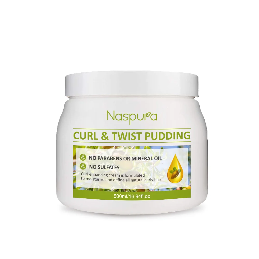 Масло ши, кокосовое масло, увлажняющий завиток и твист пудинг для африканских