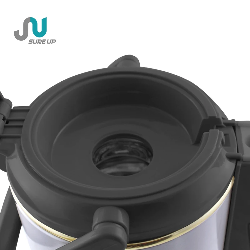 Minimalist decoration cup thermal stainless steel coffee mug with lid stainless steel thermos with cup vacuum flask inner glass