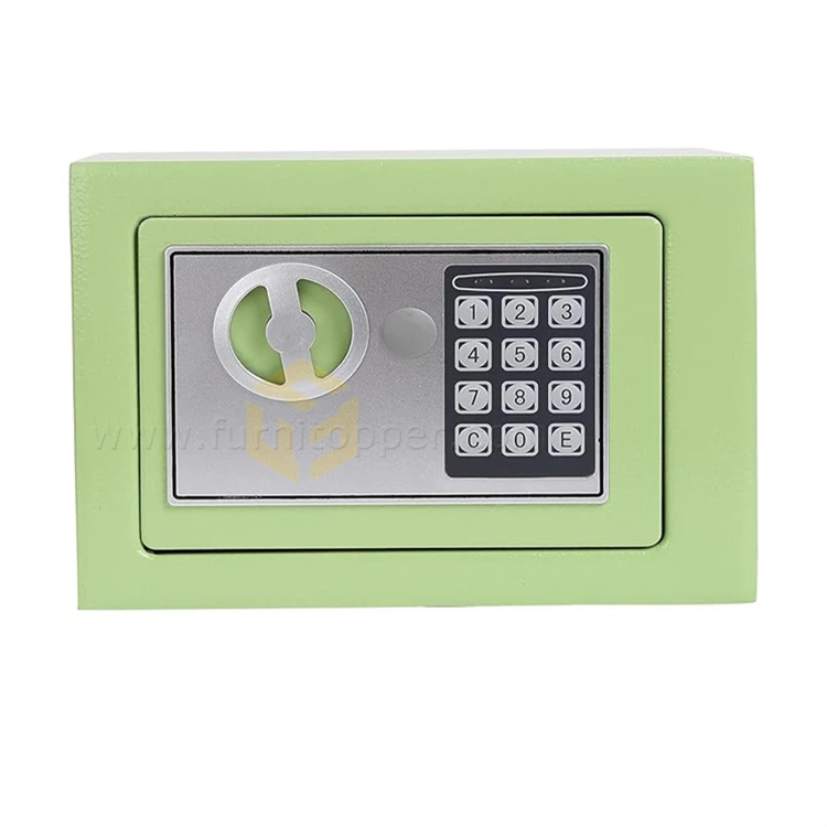Home Metal Digital Safe Cabinet Coin-Operated Kids Piggy Bank Steel Small Saving Pot