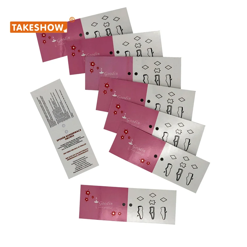 Custom clothes jeans suitcase bag brand logo hang tag