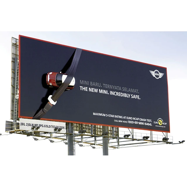 Made In China Superior Quality Construction 3d Billboard Outdoor Advertising