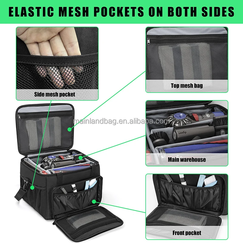 Travel Vacuum Cleaner Accessories Storage Bag Compatible Carrying Case for Dyson Storage Organizer Carrying Bag With Strap