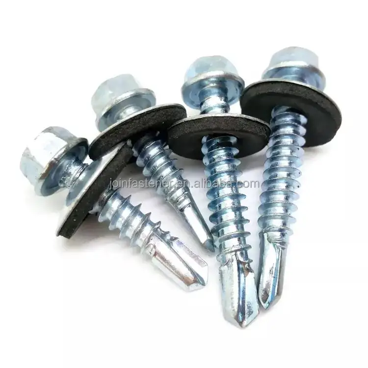 Din 7504 Hex Head Self Drilling Screws With Washer