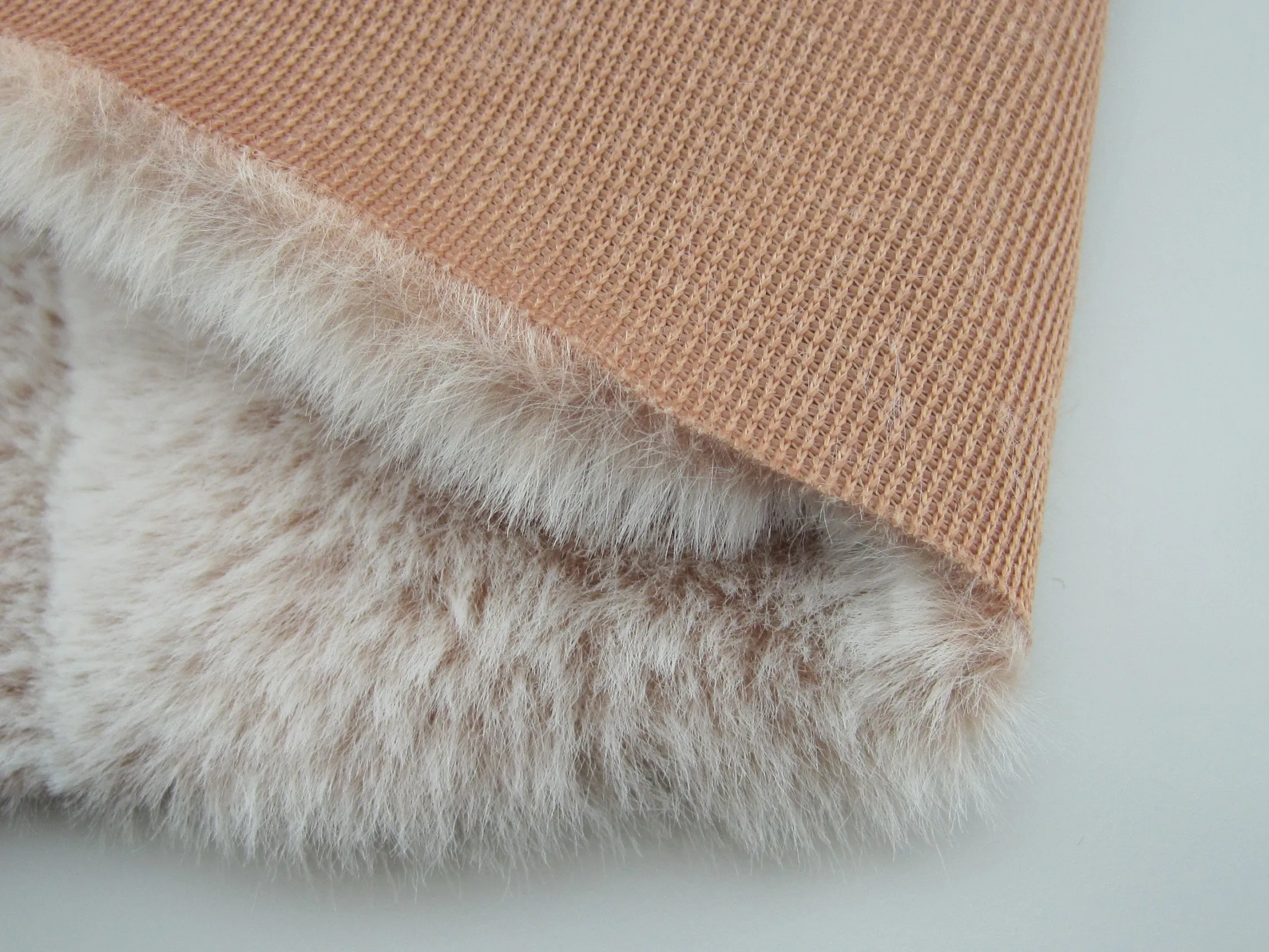  Discharge Printing Cutting groove Faux Rabbit Fur Fake fur For Vest/ Garment /Home
