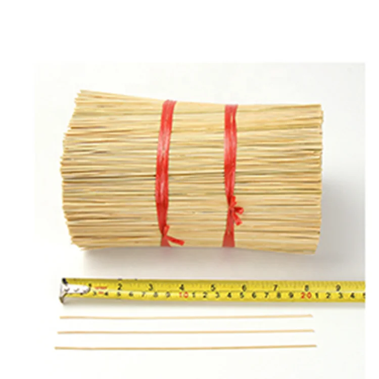 Wholesale Customized 20cm 4mm 6mm easily cleaned bbq bamboo marshmallow roasting sticks disposable skewers for grill