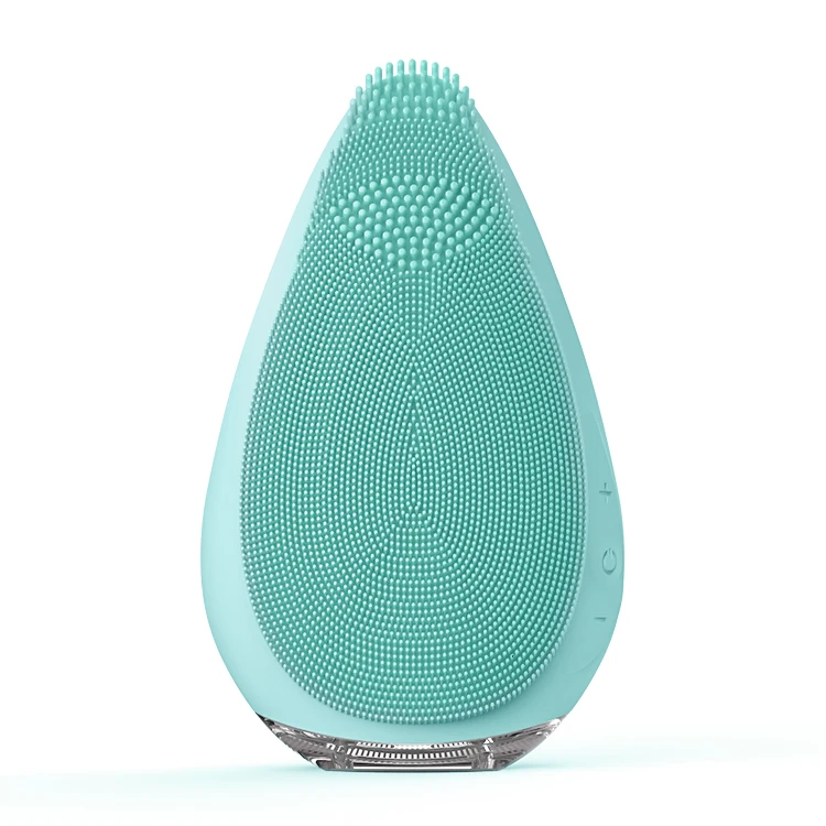 7 Colors Stock Silicone Facial Cleansing Brush Vibrating Face Brush Facial Cleansing Brush for Washing Face
