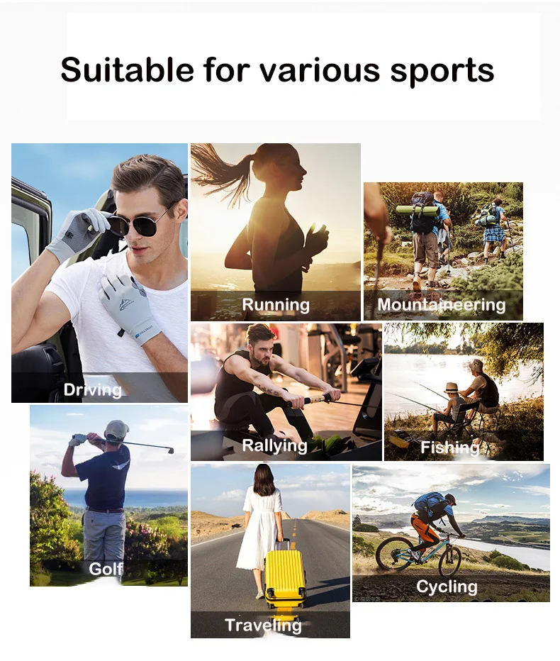 Sunscreen Ice Silk Summer Gloves for Men and Women Driving Cycling Outdoor Non-Slip Breathable Anti-UV Flip Touch Screen Gloves