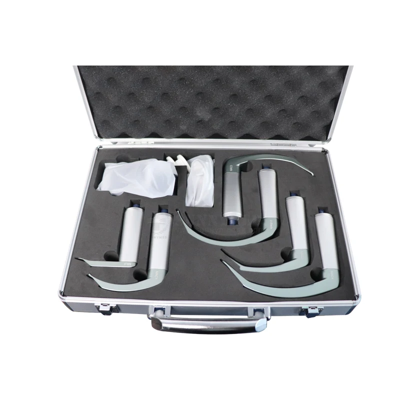 SY-P020N Portable Reusable Video Laryngoscope with Reusable/Disposable Blades Flexible Nasopharyngoscope Optic Stylet