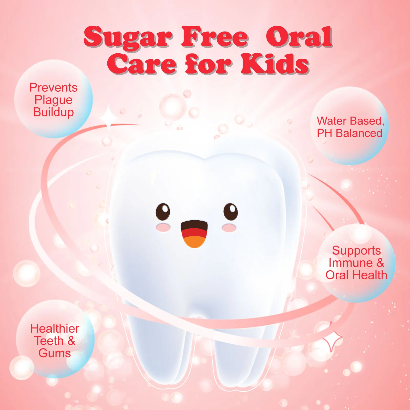 Children Toothpaste Helper Mouth Wash Cavity Prevention Anticavity Mundspray Spray Bucal Mouth Spray With Fluoride Free