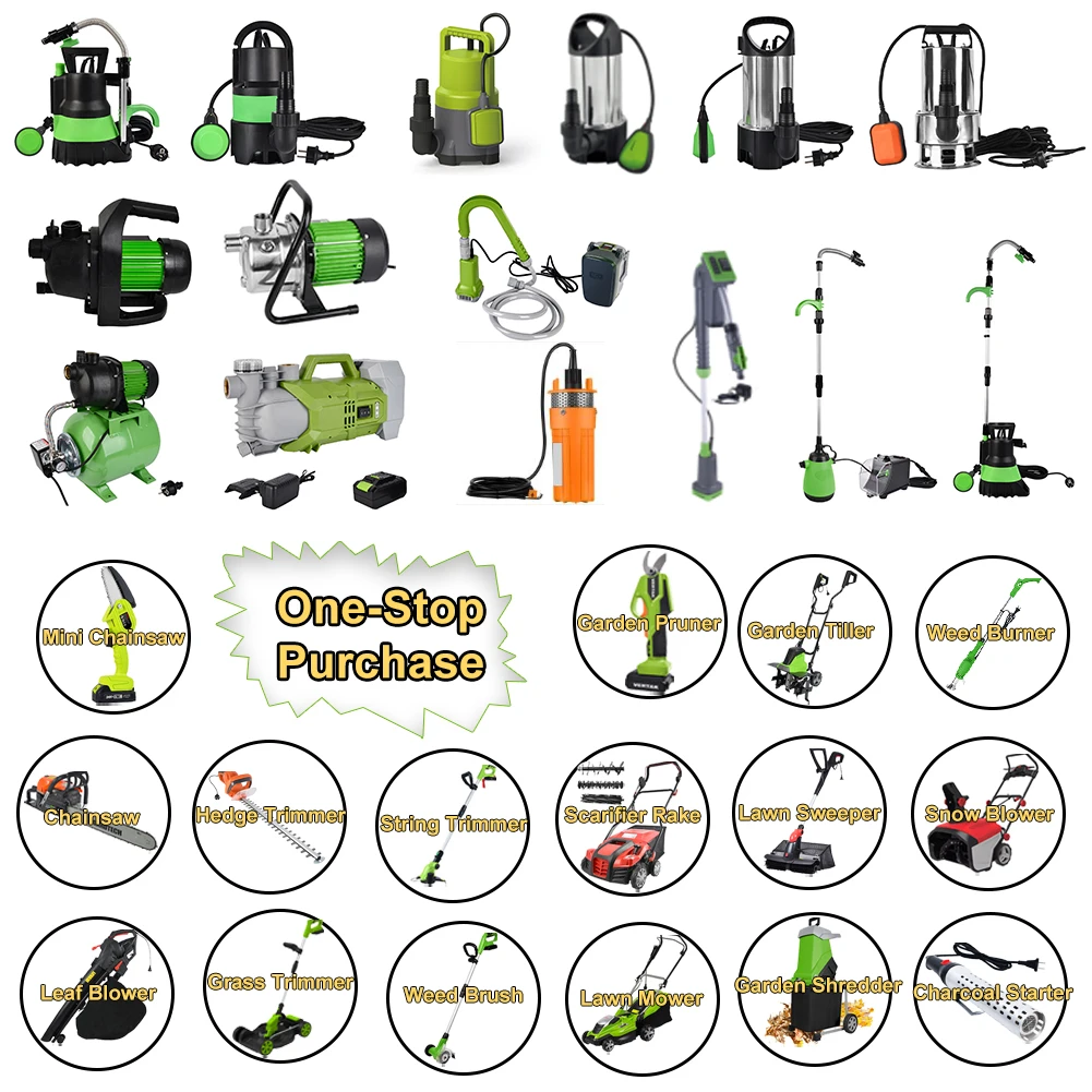 Vertak 250W 5000 l/h delivery capacity electric garden water pump max.delivery height 6m submersible pump
