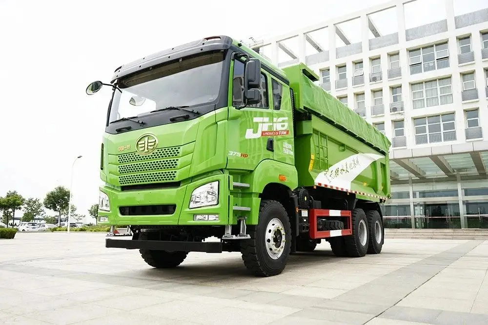 Best Price FAW Jiefang 6X4 Jh6 375HP Heavy Duty Lorry Rear Dumper Tipping Transport Sand and Gravel Tipper Truck