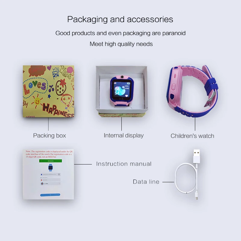 
Waterproof Kids Smart Watch Sos Antil-Lost Smartwatch Baby 2G Sim Card Clock Call Location Tracker Watch Hot In Indonesia 