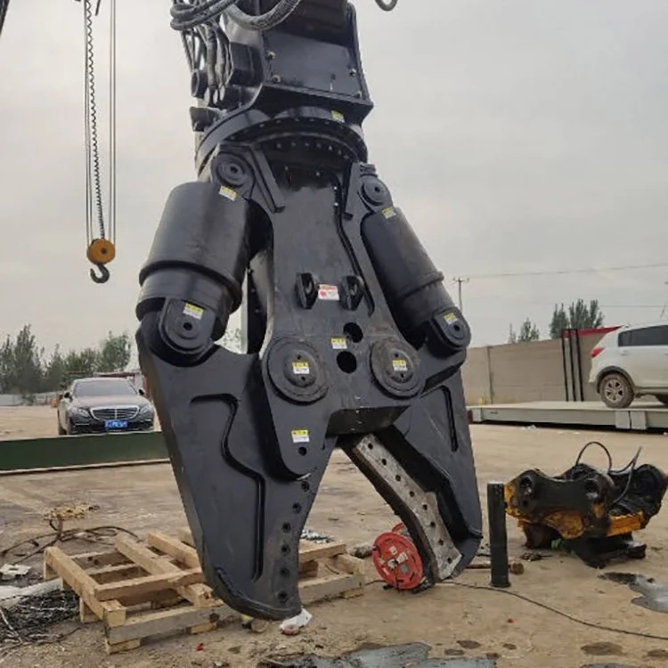 Double Cylinder Hydraulic Crusher Shear Concrete Demolition Pulverizer Machine Hydraulic Scrap Shear For Excavators