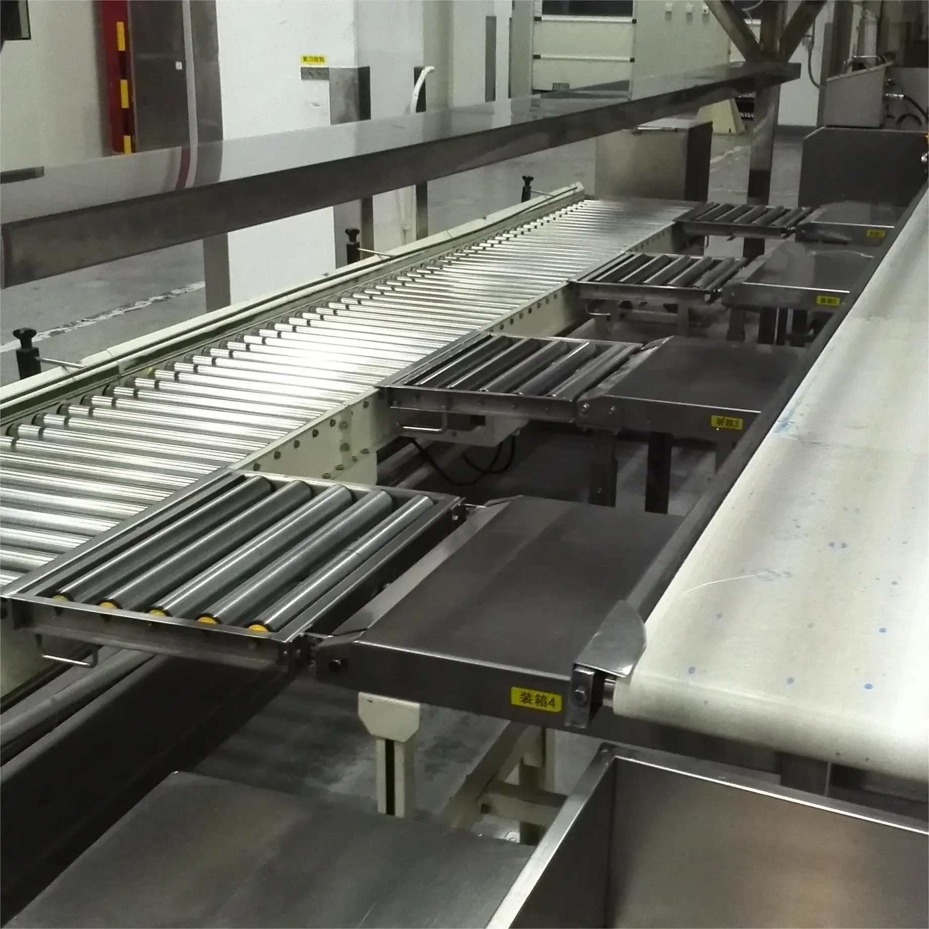 heavy duty electric double chain power roller conveyor conveying equipment