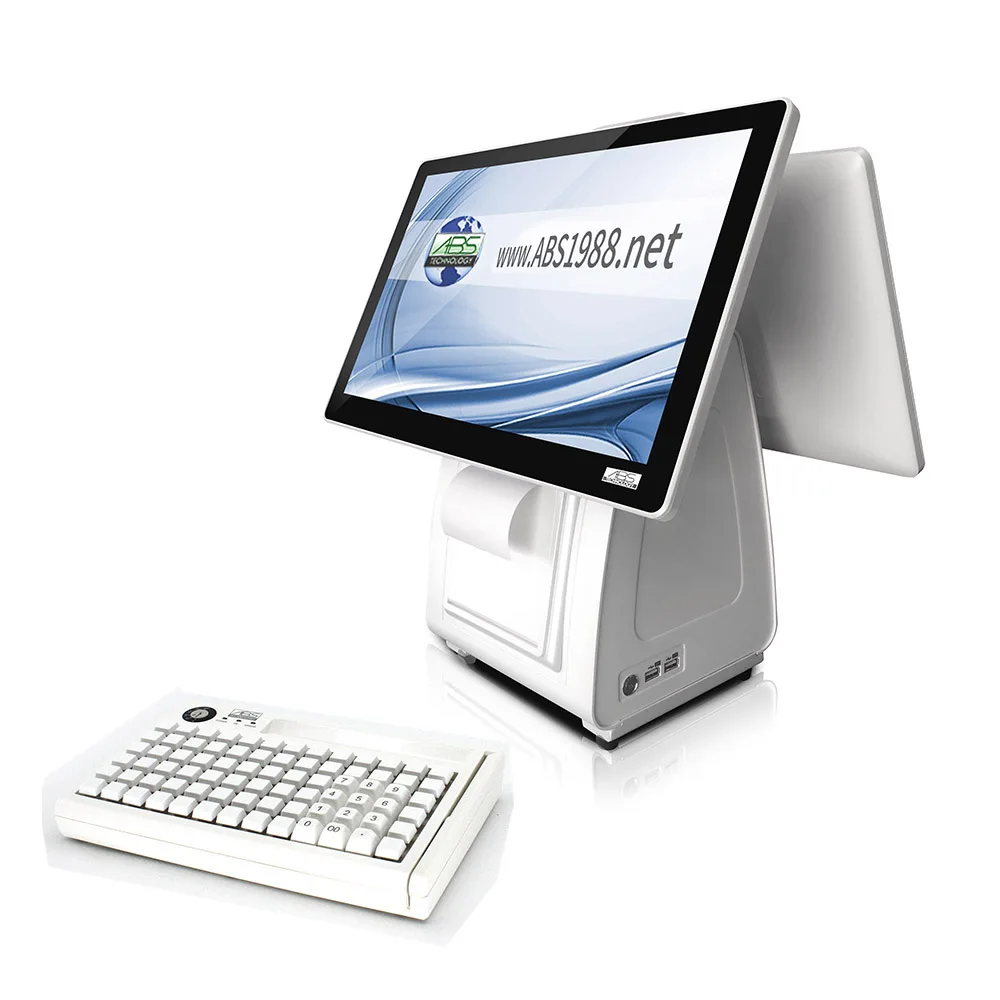 Кассовая система с белым металлическим корпусом и системой pos j1900 с COMS USB/COMS для кассового аппарата, терминала продаж