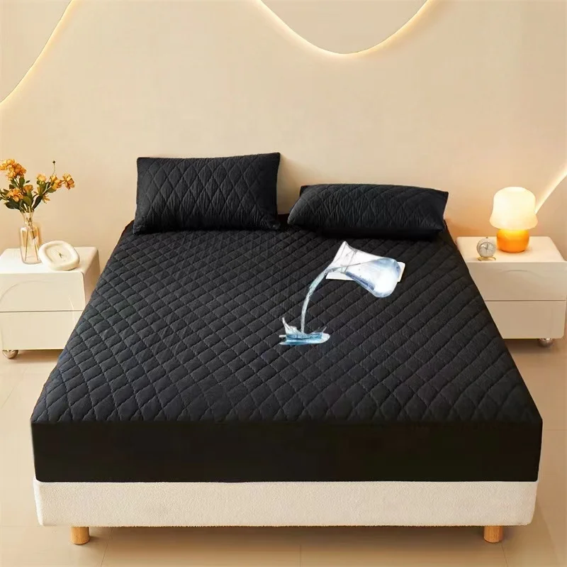 Jize Soft Terry Mattress Waterproof Protector Bed Bug Mattress Cover Washing Machine Quality OPP Bag Fabric Woven Microfiber 40
