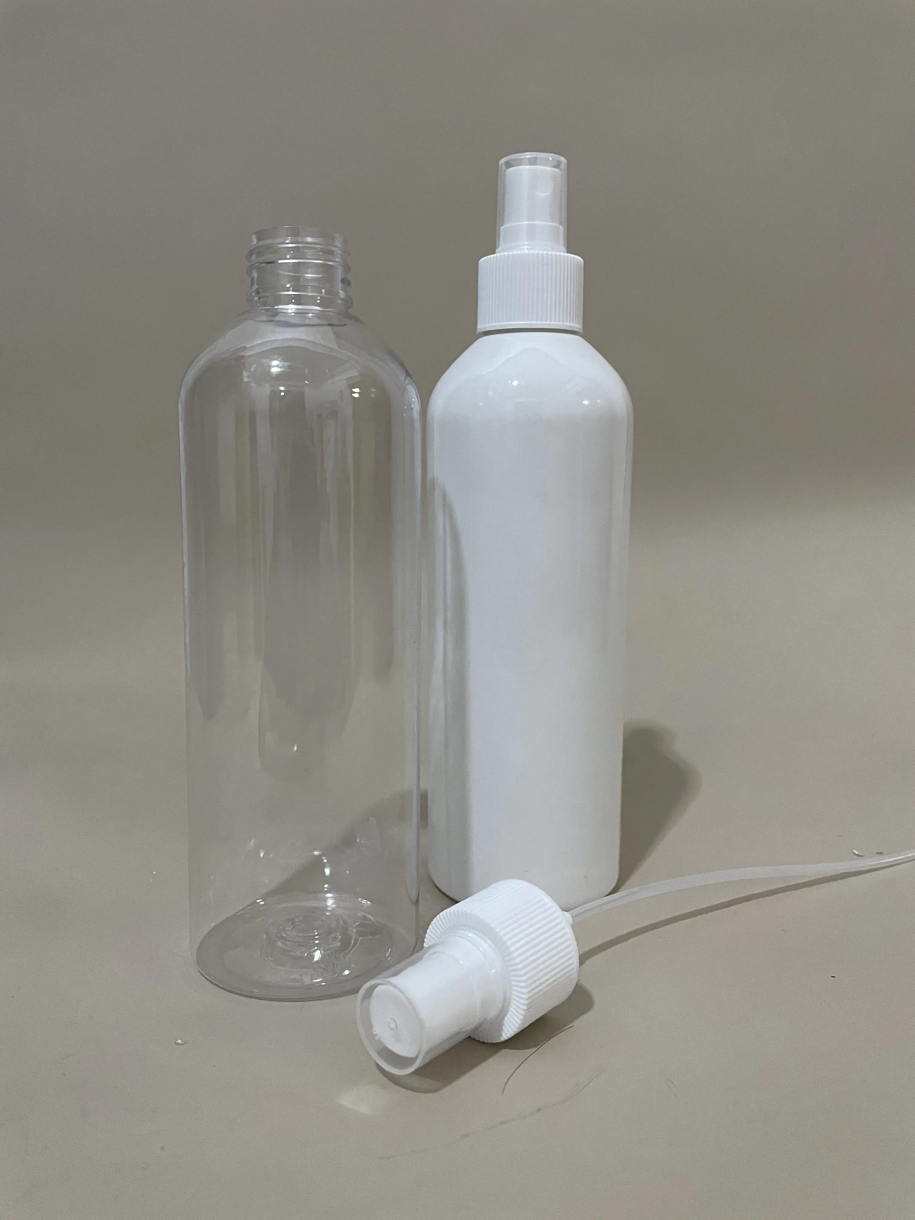 Empty 30ml 50ml 60ml,80ml 100ml  120ml 150ml  250ml 500ml transparent plastic bottle with spray pumb
