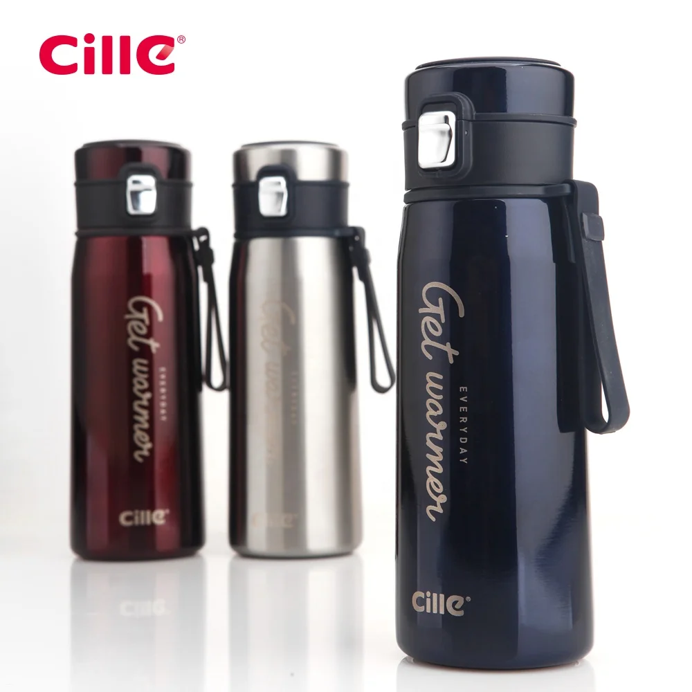 Double wall stainless steel water bottle 500ml travel vacuum flask 18 8 high grade stainless steel vacuum flask