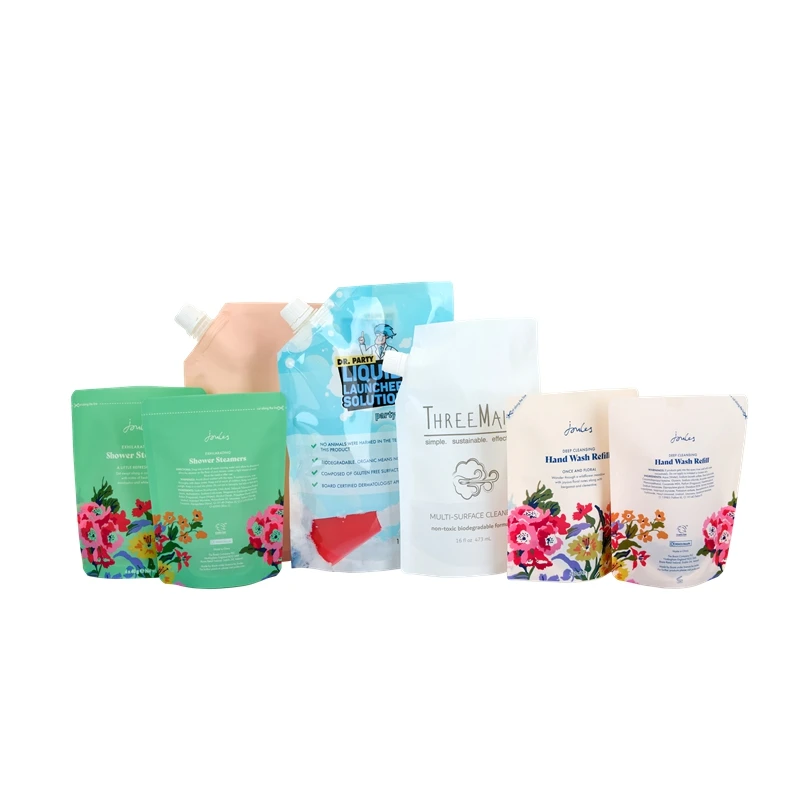 OEM 1Kg 2.5Kg Different Types Laundry Detergent Powder Plastic Bags For Packaging Clothes Washing Powder Products