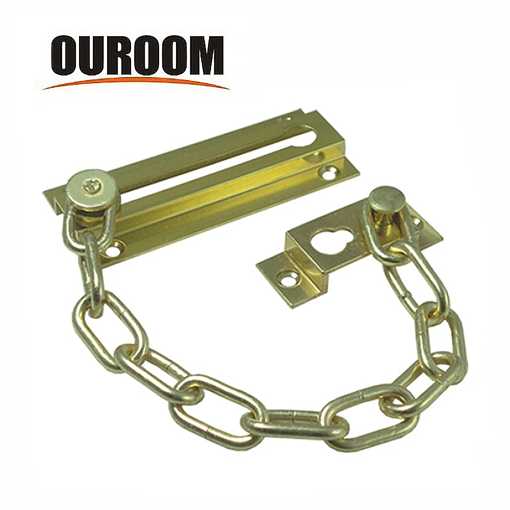 Brass And Steel Safety Guard Latch Entranc Chain Door Security Guard