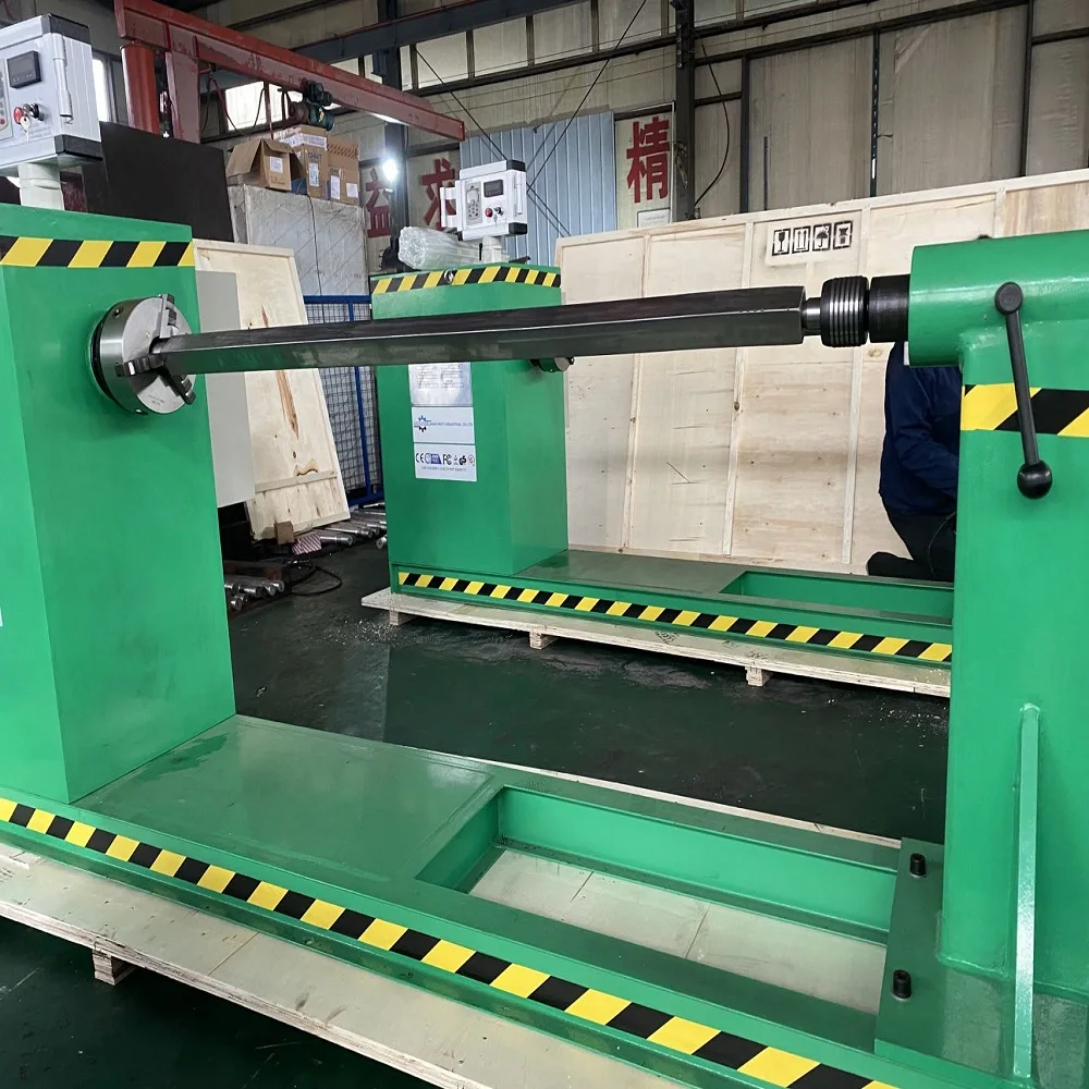 horizontal mechanical coil winding machine