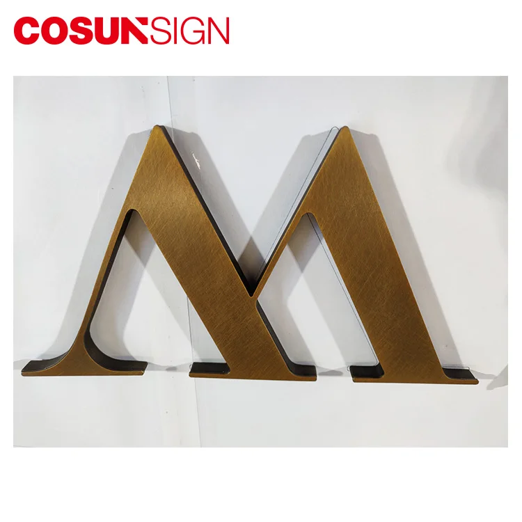 stainless steel letters 3d letters metal sign