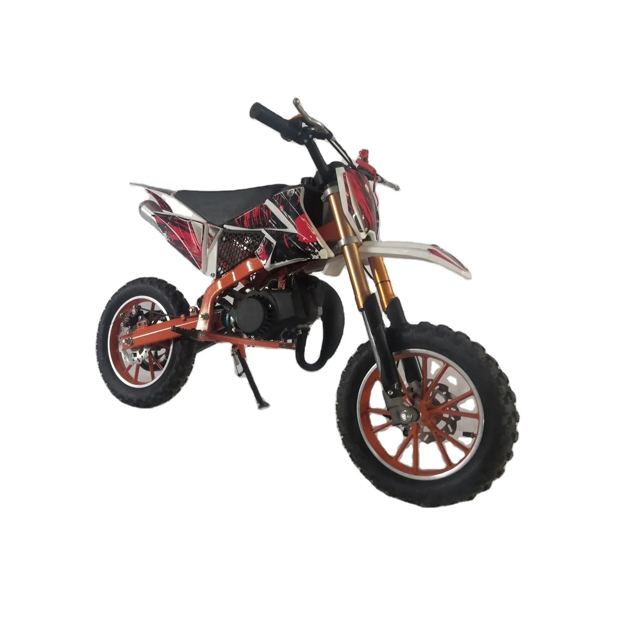 2021 New 49cc 2stoke,single cylinder,air cooled super mini moto bike dirt bike for kids with ce