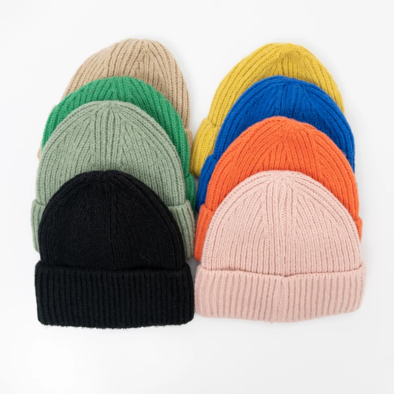 Custom Designer Beanie Knit Jacquard Beanie Hat Wholesale Warm Hat