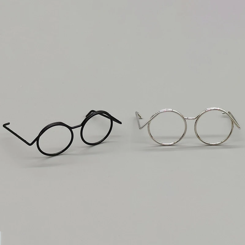 Doll steel wire metal glasses 36MM * 25MM changing headwear with good quality toy accessories,for doll