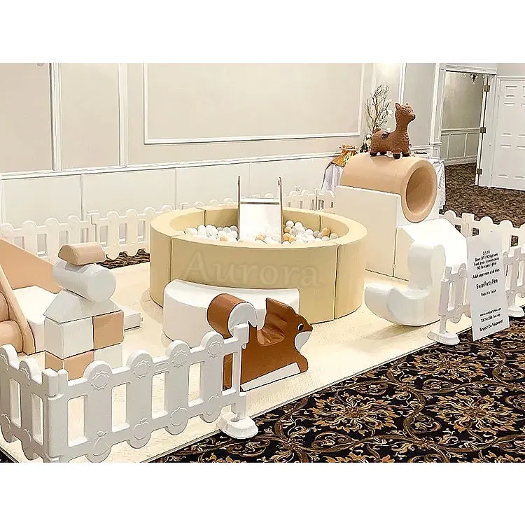 Indoor Playground Amusement Kids Customized soft play equipment outdoor playground set for toddler colorful softplay ball pit