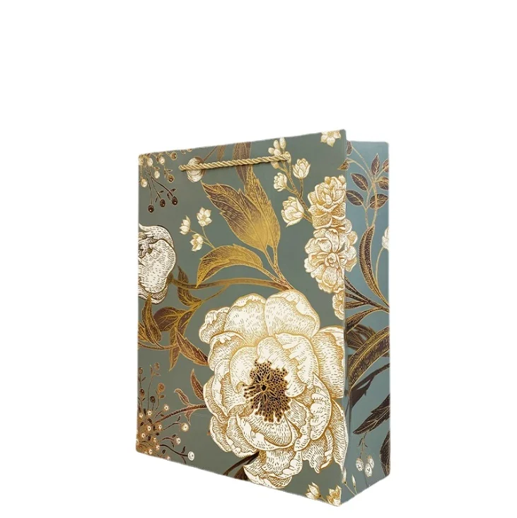 Creative Art Paper Carry Bag Commercial Shopping Kraft Paper Handbag