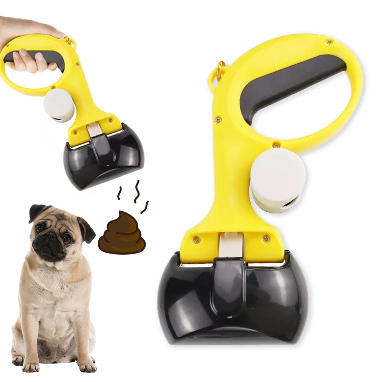 Hot Selling Shit Clean Up Clip Pet Cleaning Products Portable Pet Poop Pick Up Toilet Plastic Dog Shit Pet Poop Scooper