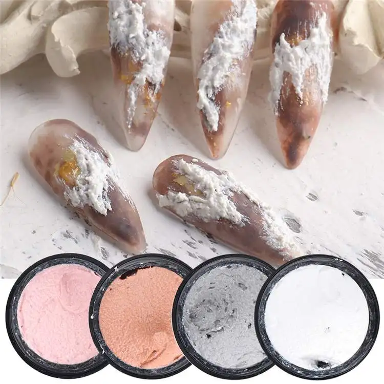 Wholesale Hot Sale 3D Relief Muti Color Painted Line Plaster Photo Therapy Glue Nail Gel Polish