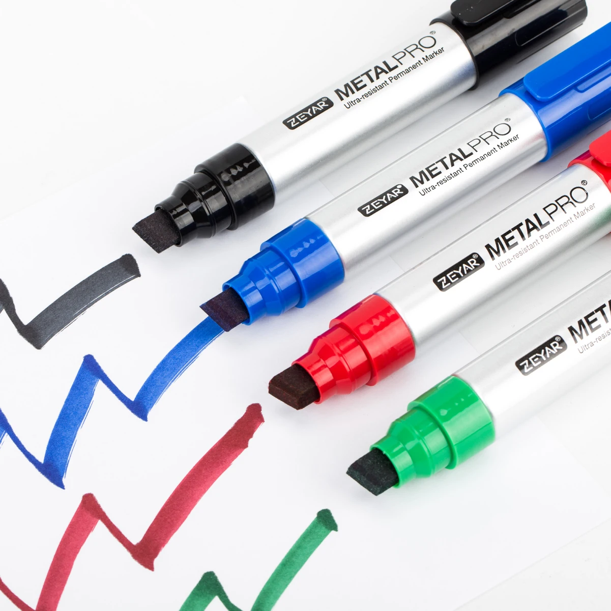 Customization ZEYAR Permanent Markers JUMBO Size Premium Waterproof & Smear Proof Markers Great on Plastic Wood Stone Metal