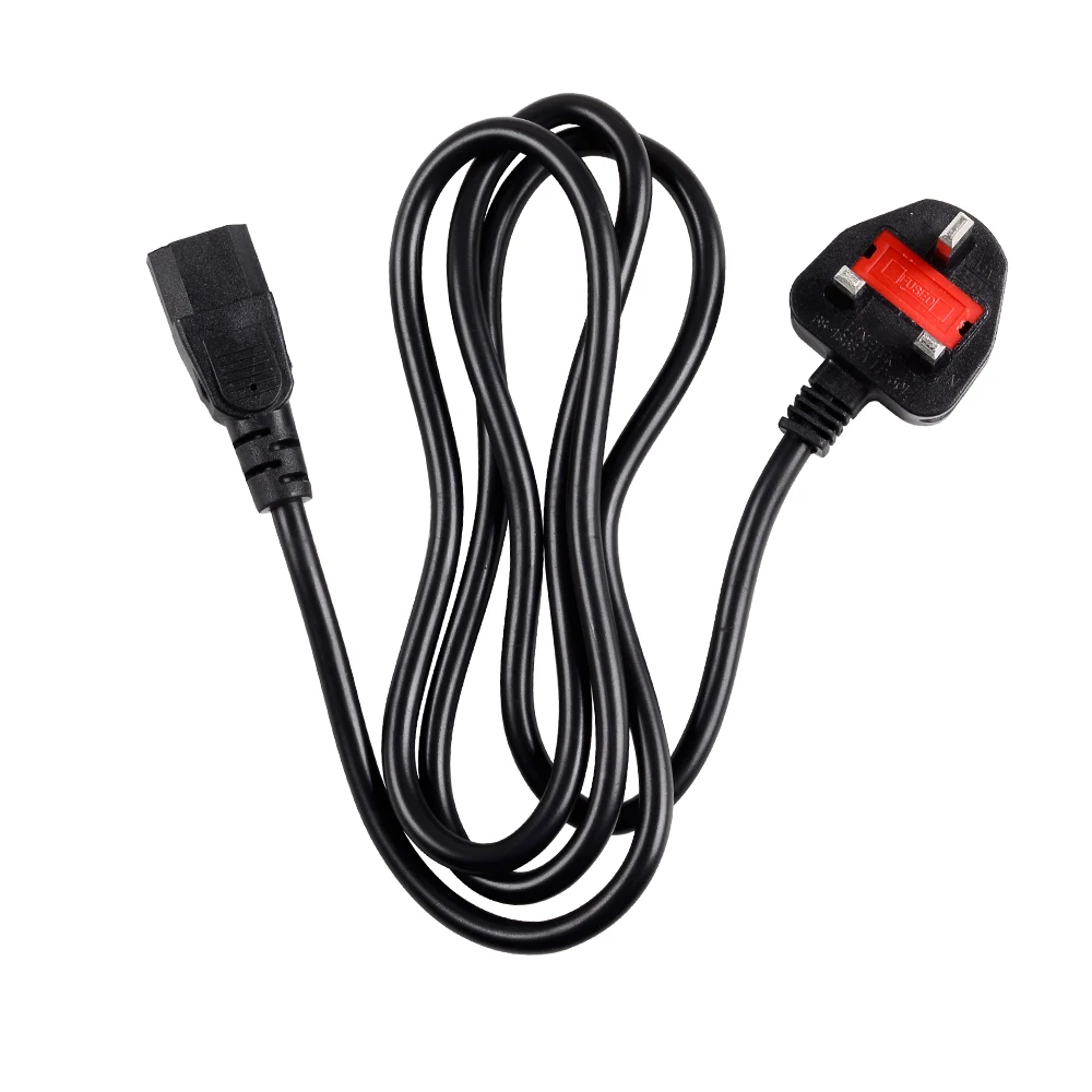 High-quality PVC jacket pc wires and cables UK 3 prong ac power cord for kitchen appliances