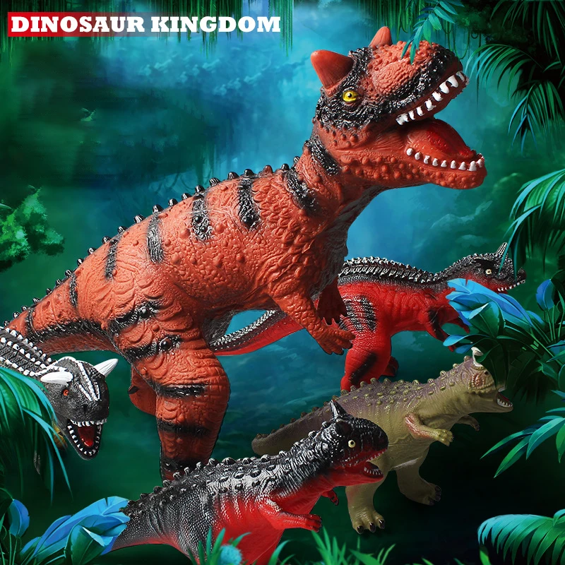 Hot Sale Plastic Rubber Dinosaurs Jurassic World Toys Realistic Big Dinosaur Model Squishy Animal Worlds Plastic Dinosaur Toys