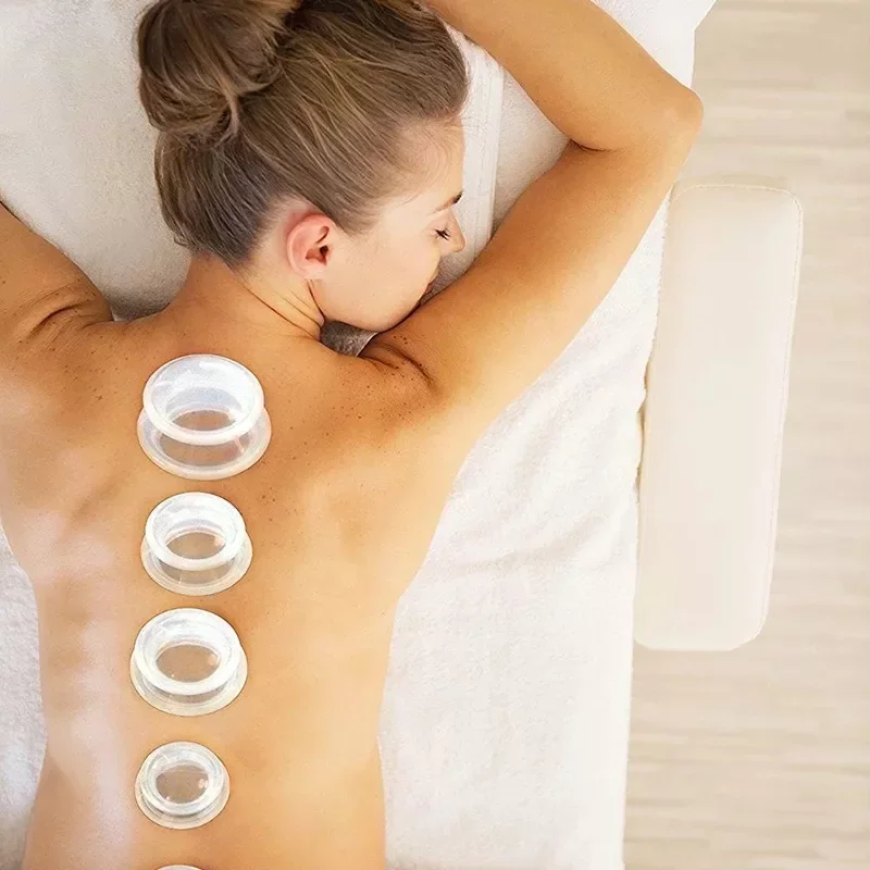 Professional Supplier Chinese Cupping Supplies Silicone Facial Massage Therapy Cupping Cups Set