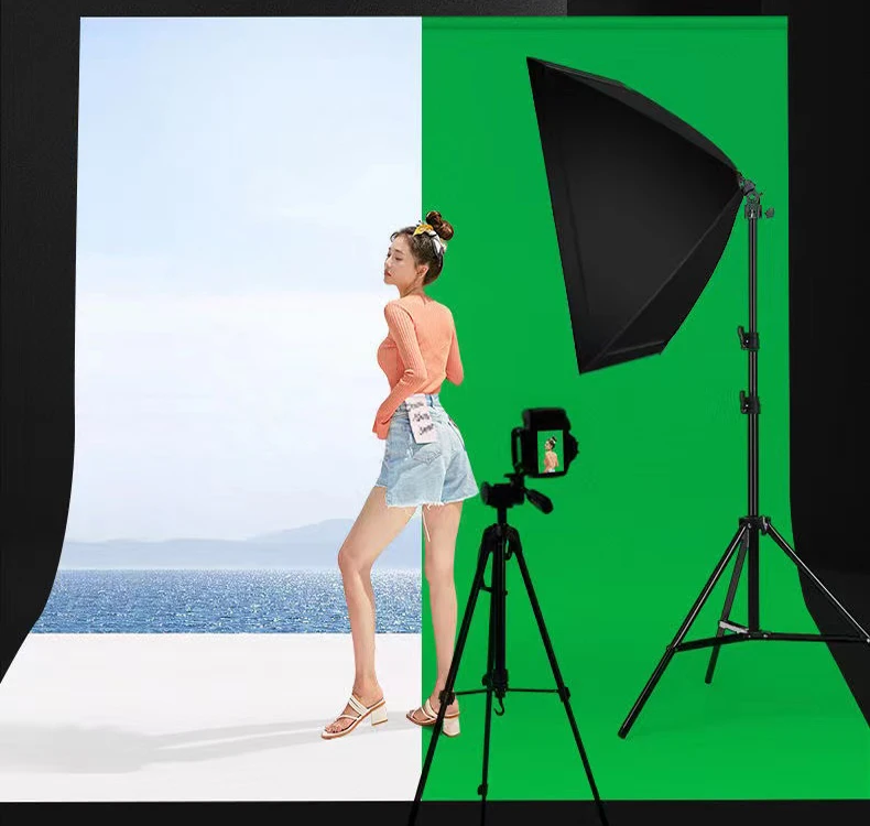 photographic background Professional Video Television Green Cutout Keying Cloth Live Studio Backdrop Photography Background Cloth - Photography