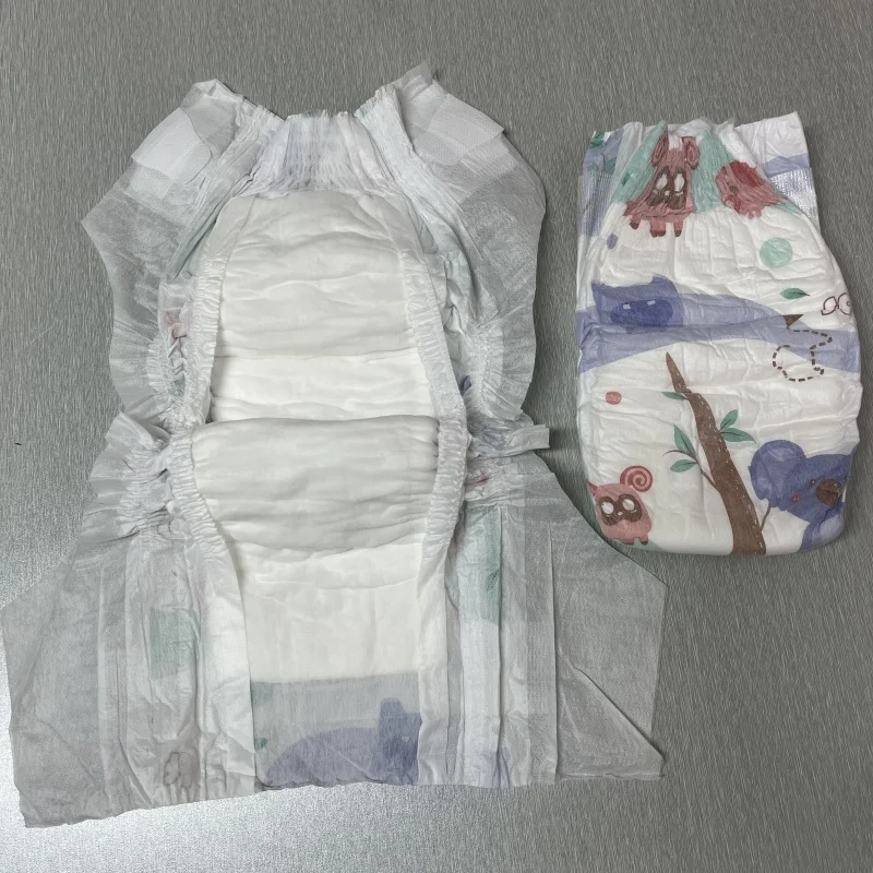 Bamboo Chinese OEM New Born Baby Pants White Diapers Disposable Wholesale