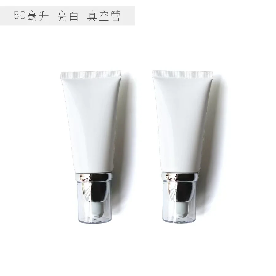 Empty plastic 15 30 50 60ml BB Eye Cream tube airless pump squeeze cosmetic soft tubes
