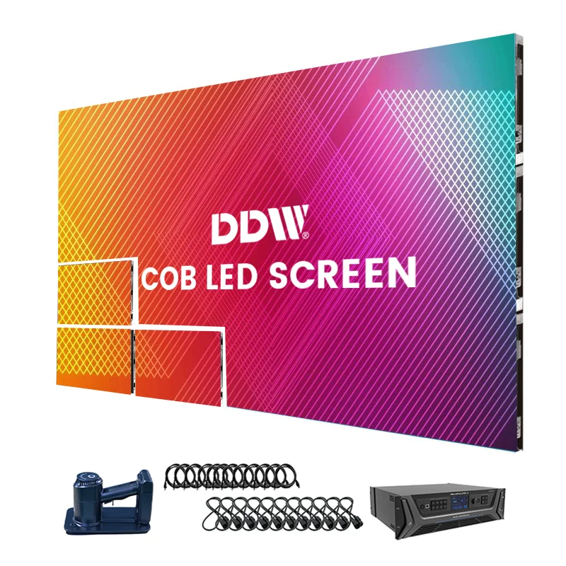 4K High Fresh Rate Small Pixel Pitch Video Wall GOB COB HD led TV display P1.25 P1.56 P1.86 Advertising Led Screen Panel