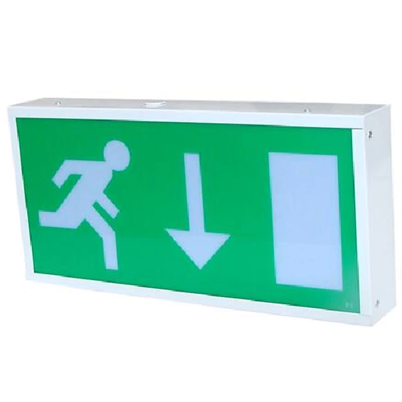 SAA Rechargeable High Quality Recessed Mounted Running man  Emergency Exit Sign