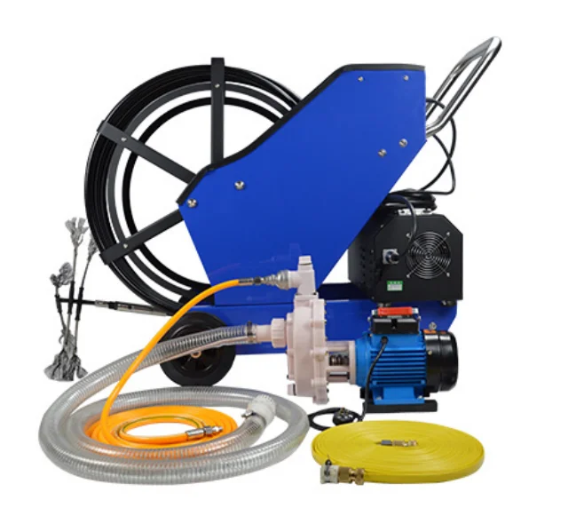 Kuaitong KT-8001 kitchen exhaust cleaning machine duct Other Cleaning Equipment with high rotate speed wire brush