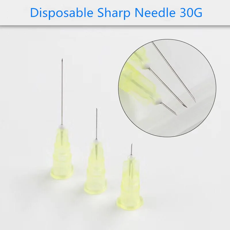 Factory price hot sell 32g 4mm meso needle 30g 4mm meso needle disposable OEM sterilized sharp needle