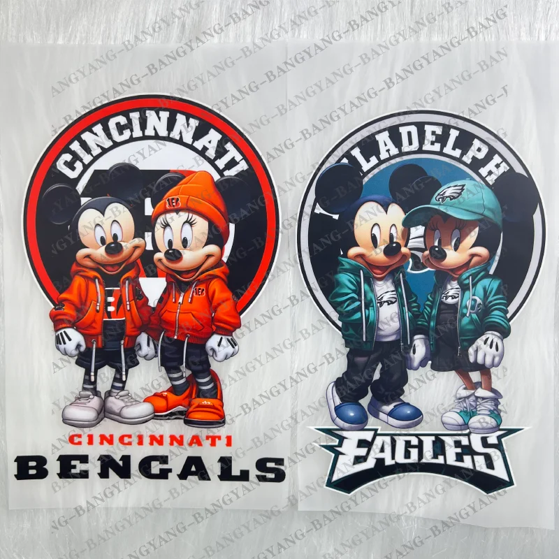 Wholesale Custom Brand logo t Shirt Dtf Transfer Ready to Press Transfer Dtf Print for Garment Heat Transfer Tickers