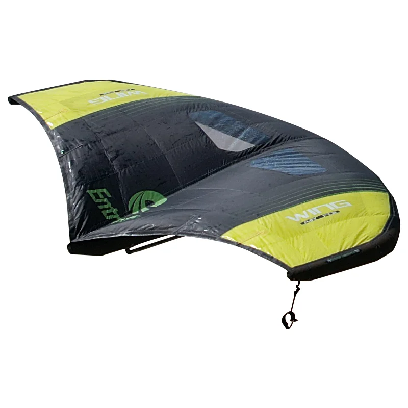 Entroffy Kitesurfing Black&Green Inflatable Wing Hydrofoil Kite Sail Surfboard inflatable wings for sale