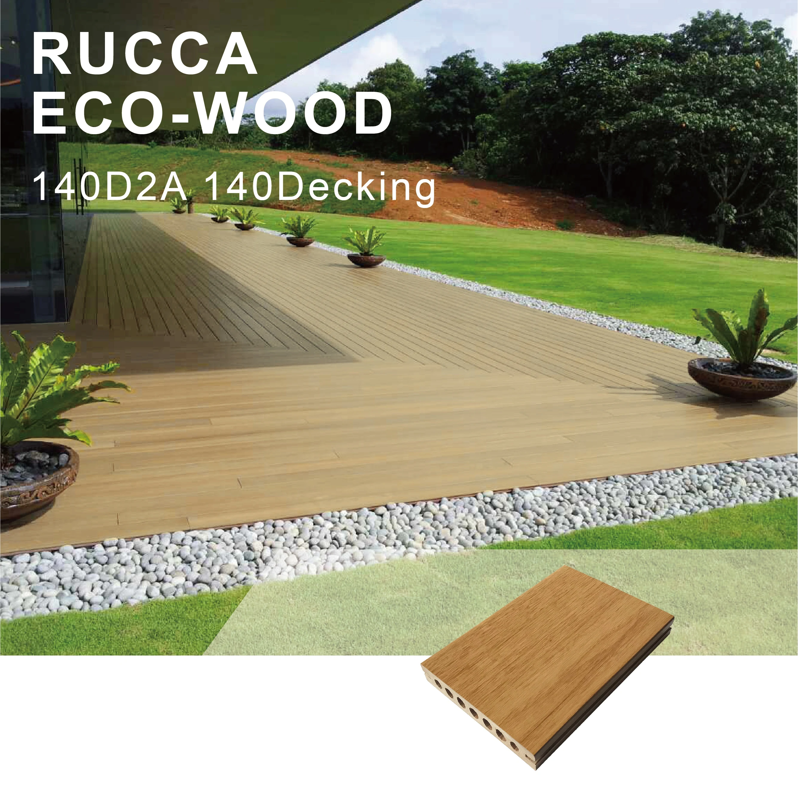 Деревянный Пластиковый композитный пол из твердой древесины, материал для настила лодки 140*25 мм