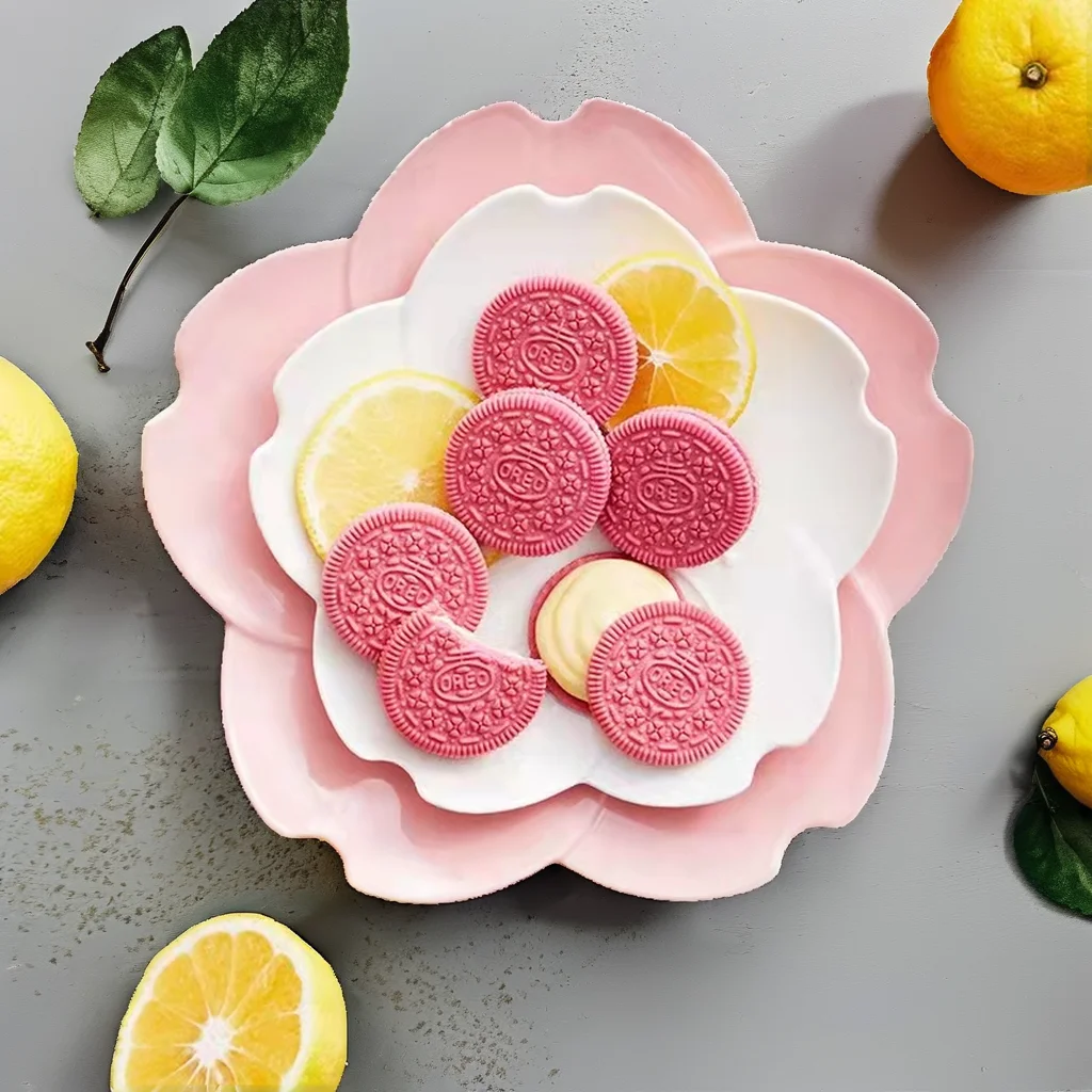 Oreoo Fruity Kids Snack Sandwich Cookies 97g Crispy Texture Sweet Taste Box Glucose Cream Chocolate Sugar Biscuits Cracker